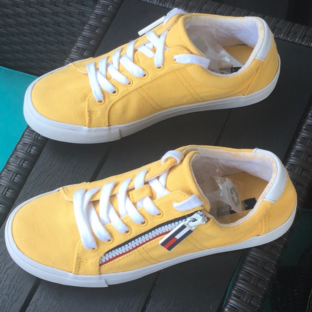 TOMMY HILFIGER Pascal Zipper Sneakers Yellow 8M 104